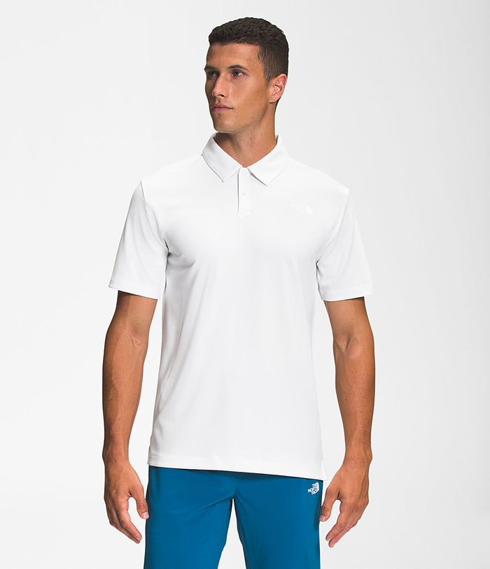 Camiseta The North Face Hombre Wander Polo Blancas - Peru 35289WFEY